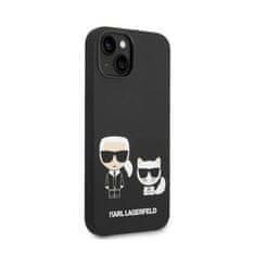 Karl Lagerfeld Tekutý Silikon Karl & Choupette Magsafe - Pouzdro Na Iphone 14 (C