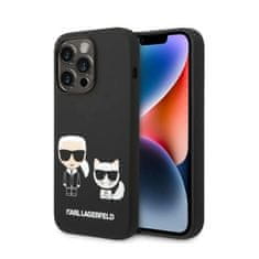 Karl Lagerfeld Tekutý Silikon Karl & Choupette Magsafe - Obal Na Iphone 14 Pr.