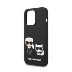 Karl Lagerfeld Tekutý Silikon Karl & Choupette Magsafe - Obal Na Iphone 14 Pr.