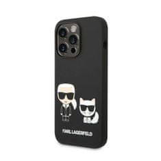 Karl Lagerfeld Tekutý Silikon Karl & Choupette Magsafe - Obal Na Iphone 14 Pr.