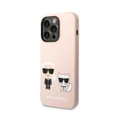 Karl Lagerfeld Tekutý Silikon Karl & Choupette Magsafe - Obal Na Iphone 14 Pr.