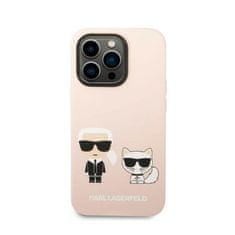 Karl Lagerfeld Tekutý Silikon Karl & Choupette Magsafe - Obal Na Iphone 14 Pr.