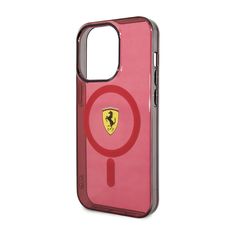 Ferrari Translucent Magsafe - Kryt Na Iphone 14 Pro (Červený)