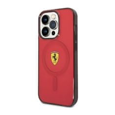 Ferrari Translucent Magsafe - Kryt Na Iphone 14 Pro (Červený)