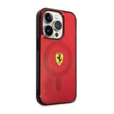 Ferrari Translucent Magsafe - Kryt Na Iphone 14 Pro Max (Červený)