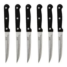 Northix Blok na nože s 11 noži + nůžky + hnědá 
