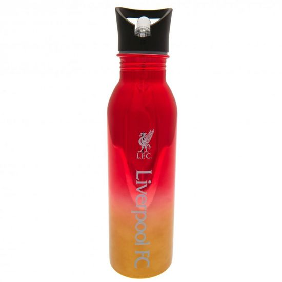 FOREVER COLLECTIBLES Luxusní nerezová láhev s výsuvným brčkem LIVERPOOL FC Steel, 700ml