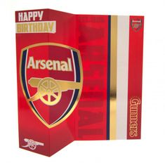 FOREVER COLLECTIBLES Narozeninové blahopřání v obálce ARSENAL FC Birthday Card