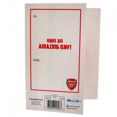 FOREVER COLLECTIBLES Narozeninové blahopřání v obálce ARSENAL FC Birthday Card