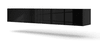 TV stolek BINGO 180 cm závěsná černý mat / černý lesk