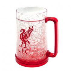 FotbalFans Chladící půllitr Liverpool FC, červený, plast, 420 ml