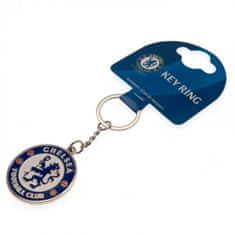 FotbalFans Kovový přívěšek Chelsea FC, barevný znak klubu, průměr 4,5 cm