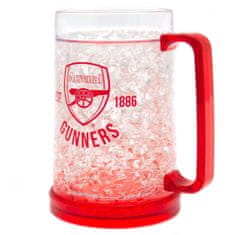 FotbalFans Chladící půllitr Arsenal FC, červený, plast, 420 ml