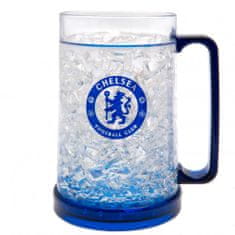 FotbalFans Chladící půllitr Chelsea FC, modrý, plast, 420 ml