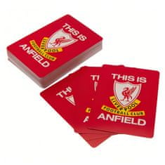 FotbalFans Hrací karty Liverpool FC s klubovým znakem