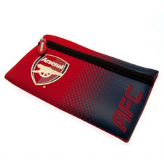 FotbalFans Pouzdro Arsenal FC, červeno-modré, zip, 22x13 cm