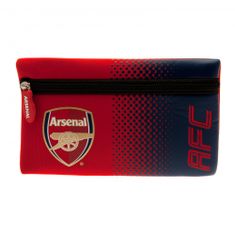 FotbalFans Pouzdro Arsenal FC, červeno-modré, zip, 22x13 cm