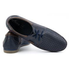 Pánská prolamovaná obuv 563 navy blue velikost 43