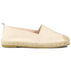 Klasické béžové dámské espadrilky velikost 39