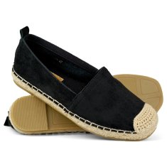 Dámské klasické černé espadrilky velikost 40