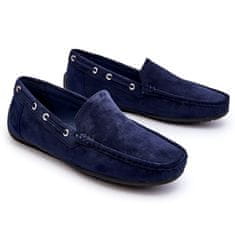 Pánské semišové mokasíny Slip-on velikost 45