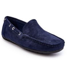 Pánské semišové mokasíny Slip-on velikost 45