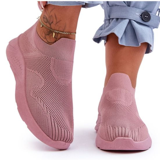 Dámská sportovní obuv Slip-on Pink