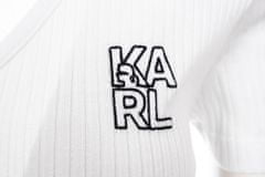 Karl Lagerfeld dámské tričko s logem bílé Velikost: M