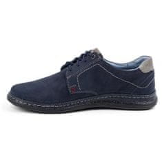 Pánská kožená obuv pro volný čas 930MA navy blue velikost 44