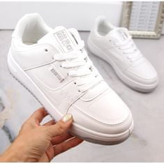 Big Star Sportovní boty šněrovací tenisky bílé velikost 41