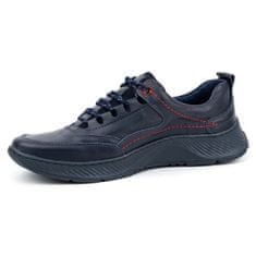 Pánská kožená obuv Sport 922K navy blue velikost 45