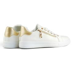 Bílá sportovní obuv se zlatým zipem velikost 40
