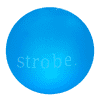 Planet Dog Orbee-Tuff Ball Strobe blikající 7,5cm modrý