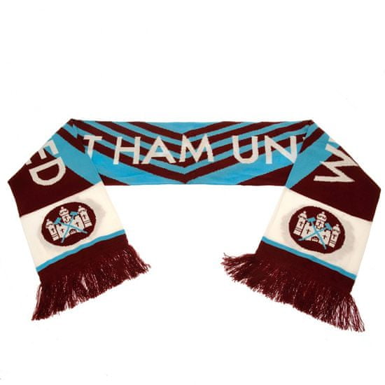 FOREVER COLLECTIBLES Šála pro fanoušky WEST HAM UNITED FC Retro 1976 Scarf