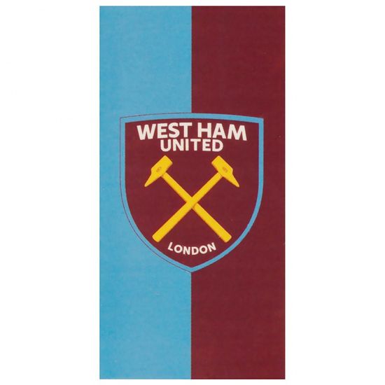 FOREVER COLLECTIBLES Bavlněná osuška 70/140cm WEST HAM UNITED FC