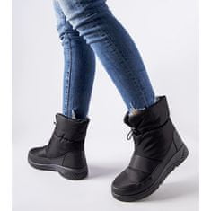 Černé sněhové boty Black velikost 40