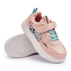 Dětská sportovní obuv na suchý zip Pink velikost 32