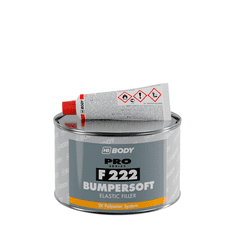 HB BODY F222 Bumper Soft (1kg) - snadno brousitelný tmel pro plastové povrchy 