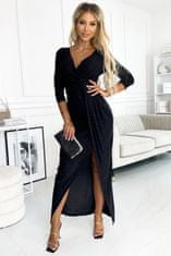 Numoco Dámské šaty 404-6 + Ponožky Gatta Calzino Strech, černá, S