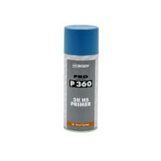 HB BODY P360 Sprej - Modrá (400ml) - akrylátový, antikorozní plnič 