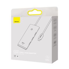 shumee Adaptér řady Lite HUB USB-C 4x USB 3.0 2m bílý