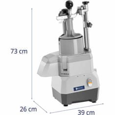 shumee Elektrický krouhač zeleniny 4 disky o průměru 174 mm 3 l 735 W