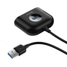 Greatstore Adaptér HUB 4v1 USB adaptér USB3.0 TO USB3.0*1+USB2.0*3 1m černý