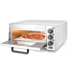 shumee Jednokomorová pec na pizzu pro 1 velkou pizzu 2000 W 230 V - Hendi 220290