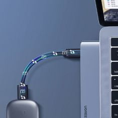 Greatstore Multifunkční HUB port pro MacBook Pro / Air 2x USB-C na USB-C HDMI 3x USB 3.0 - šedý