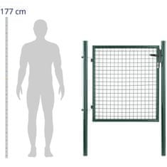 shumee Zahradní brána z oceli 107,5 x 150 cm