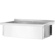 Greatstore Umyvadlo pro gastronomii s jednou mísou Budget Line STAL 1000 x 600 x 850 cm - Hendi 811023