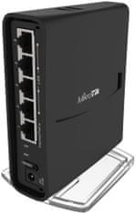 Mikrotik RouterBOARD RBD52G-5HacD2HnD-TC, hAP ac2, 5x GLAN, 2.4+5Ghz, 802.11b/g/n/ac, ROSL4, USB, PSU, indoor