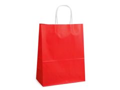 Kraftika 12ks červená dárková taška, dárkové tašky, sáčky obálky