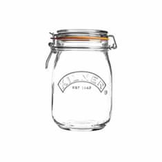 Kilner Zavařovací sklenice 1 l. Kulatá Clip Top Jar / Kilner